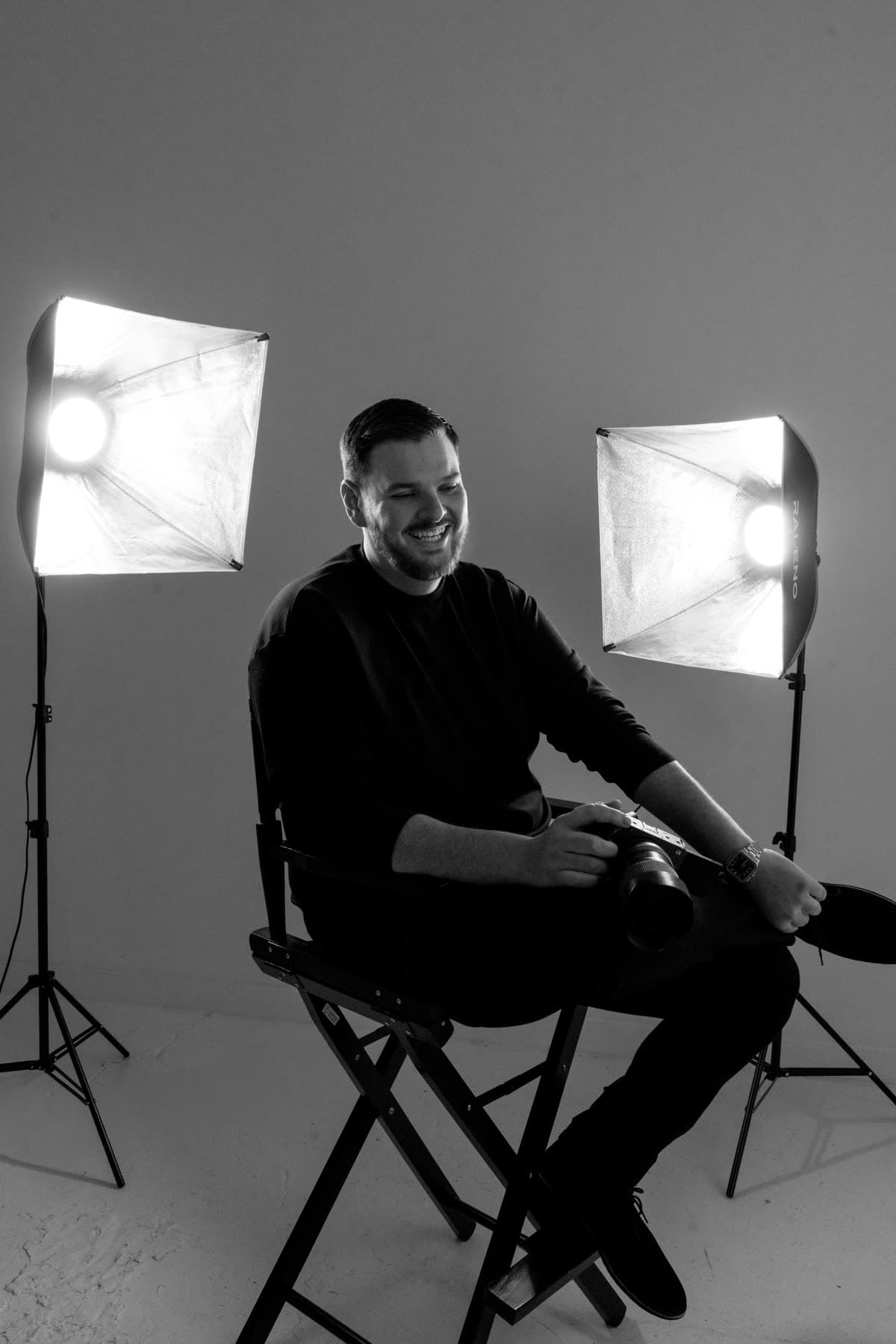 Matt on a shoot, PS Visuals